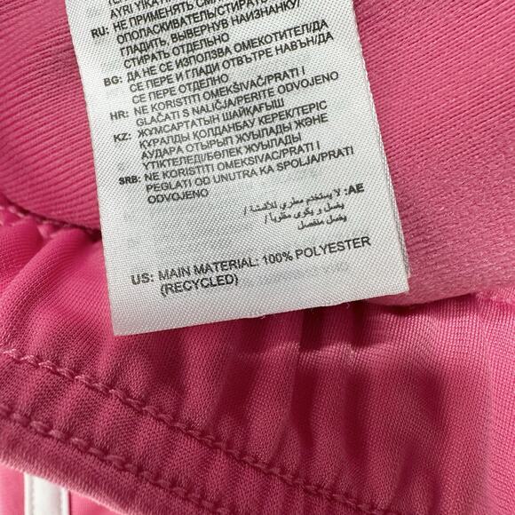 Adidas Pants Womens 3X Jogger Track Pant Bubblegum Pink Stripes Lounge Athletic - Picture 11 of 14